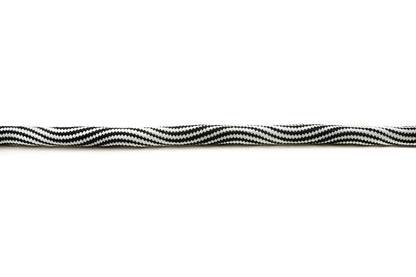 SYSTEM-S Umhänge Band Schulter Hals Schlaufe für Smartphone Hülle aus Nylon Schwarz Weiß