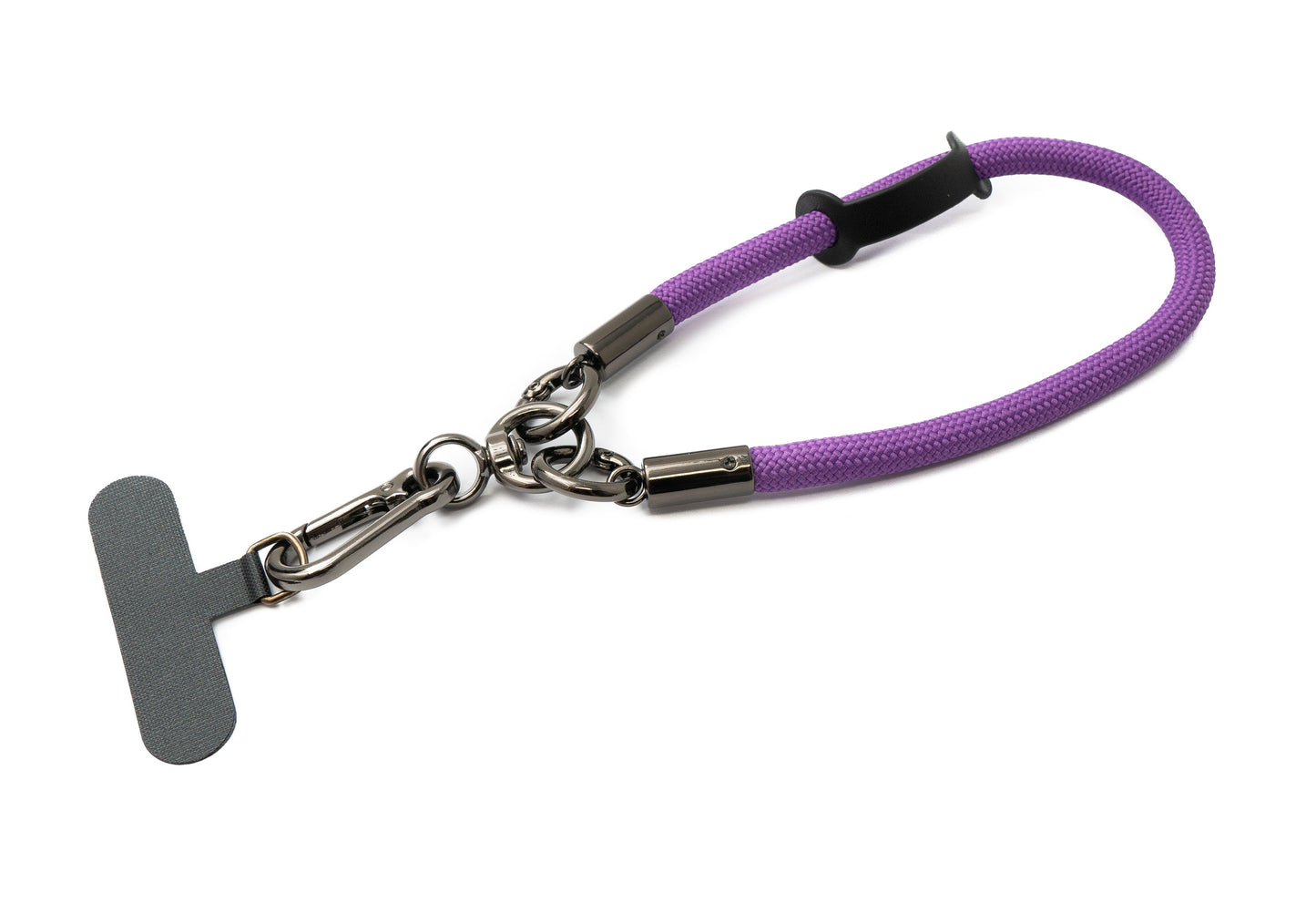 SYSTEM-S Handgelenk Schlaufe Armband für Smartphone Hülle aus Nylon in Lila