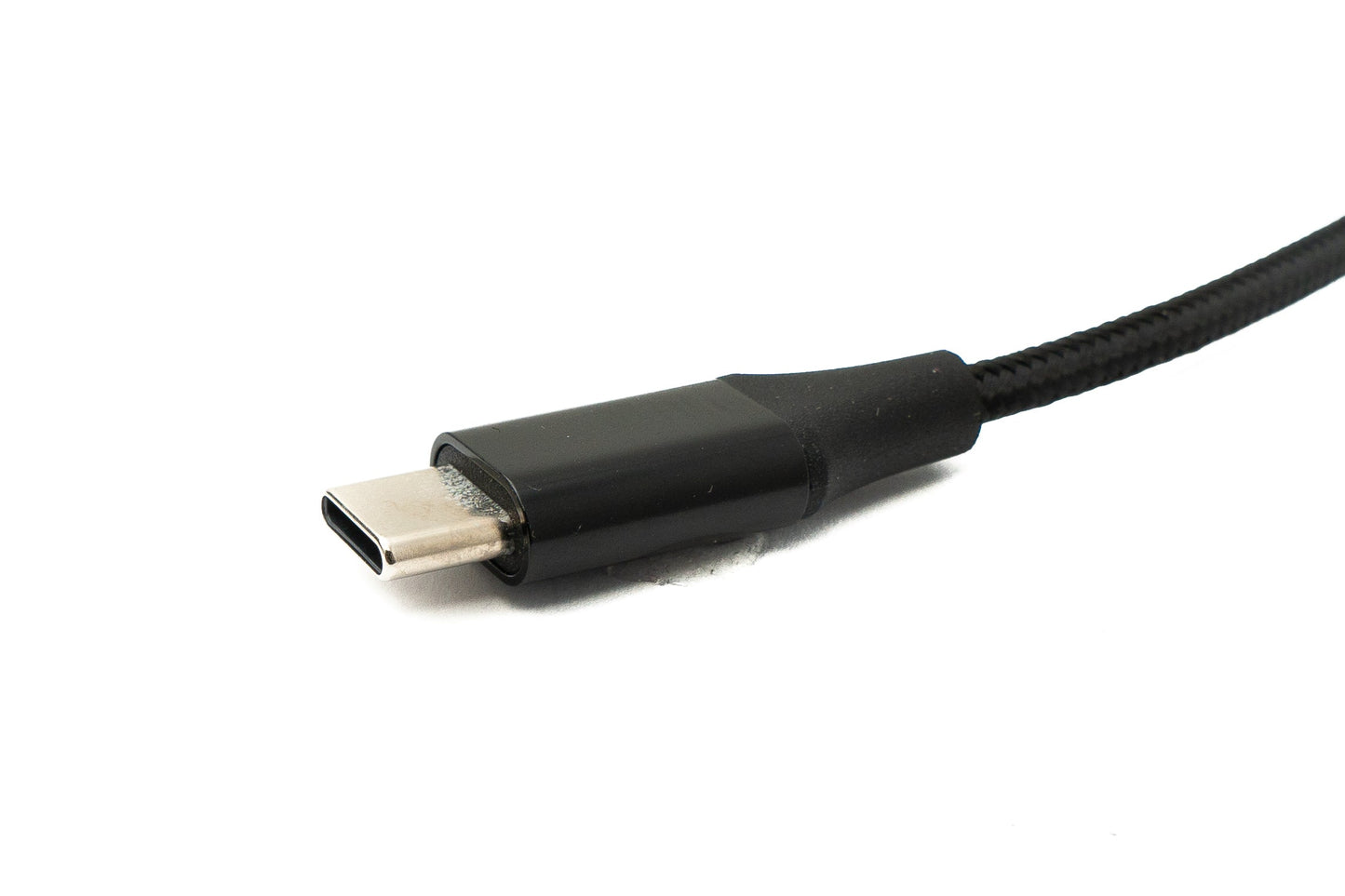 SYSTEM-S Audio Kabel 150 cm Klinke 3,5 mm Stecker zu USB 3.1 Kabel Typ C Stecker AUX in Schwarz