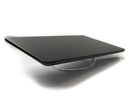 SYSTEM-S Sockel Stütze Stand Ablage Anti Rutsch Ring Transparent für Smartphone und Tablet Transparent
