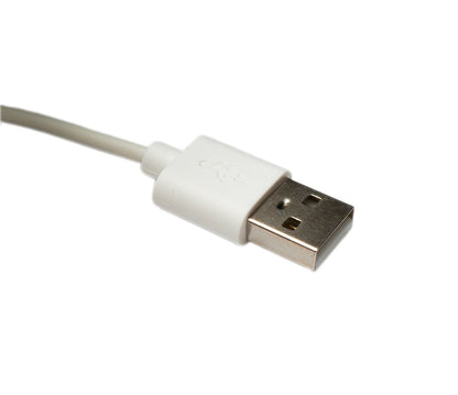 SYSTEM-S USB 2.0 cable 100 cm charging cable for Xiaomi 8 Pro Watch &amp; Redmi Band 2 in white 
