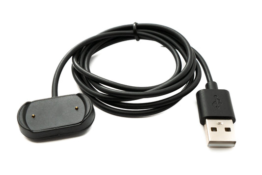 SYSTEM-S USB 2.0 Kabel 100 cm Ladekabel für Amazfit Cheetah Pro Smartwatch in Schwarz