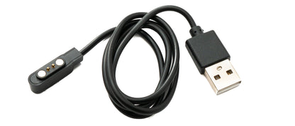 SYSTEM-S USB 2.0 cable 60 cm charging cable for Kospet Tank T2 Smartwatch in black 