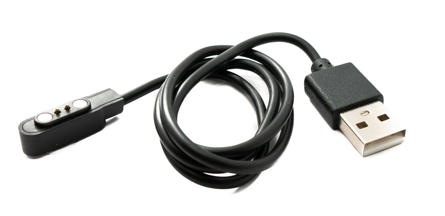 SYSTEM-S USB 2.0 cable 60 cm charging cable for Kospet Tank T2 Smartwatch in black 