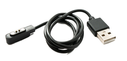 SYSTEM-S USB 2.0 cable 60 cm charging cable for Kospet Tank T2 Smartwatch in black 