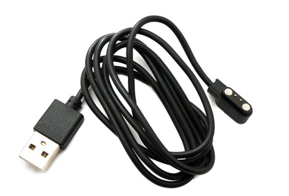 SYSTEM-S USB 2.0 cable 100 cm charging cable for Zeblaze Stratos 3 Smartwatch in black