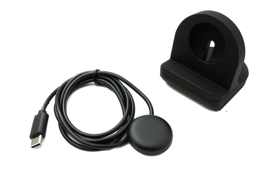 SYSTEM-S USB 3.1 Kabel 100 cm Ladestation für Google Pixel Watch 2 Smartwatch abnehmbar