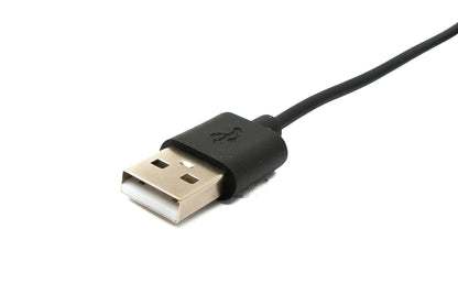 SYSTEM-S USB 2.0 cable 100 cm charging cable for QCY Crossky Link T2 headphones in black