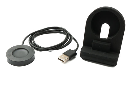 SYSTEM-S USB 2.0 Kabel 100 cm Ladestation für Xiaomi S1 Pro Smartwatch abnehmbar Schwarz