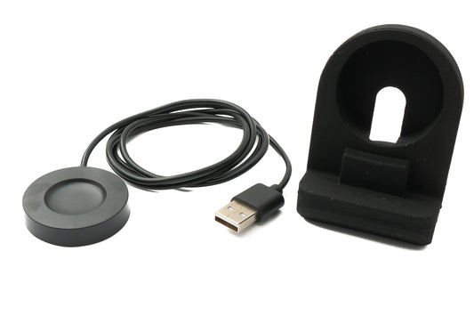 SYSTEM-S USB 2.0 Kabel 100 cm Ladestation für Xiaomi S1 Pro Smartwatch abnehmbar Schwarz