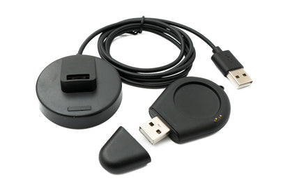 SYSTEM-S USB 2.0 Kabel 100 cm Ladestation für Xiaomi S1 Pro Watch abnehmbar in Schwarz