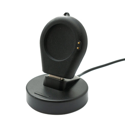 SYSTEM-S USB 2.0 Kabel 100 cm Ladestation für Xiaomi S1 Pro Watch abnehmbar in Schwarz