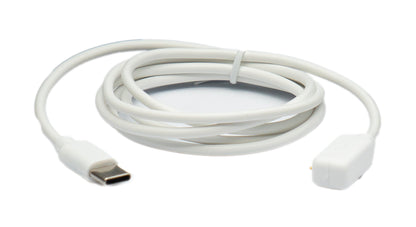 SYSTEM-S USB 3.1 Kabel 100 cm Ladekabel für Galaxy Fit3 Smartwatch in Weiß
