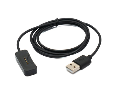 USB 2.0 cable 100 cm for Oppo Watch X Smartwatch in black