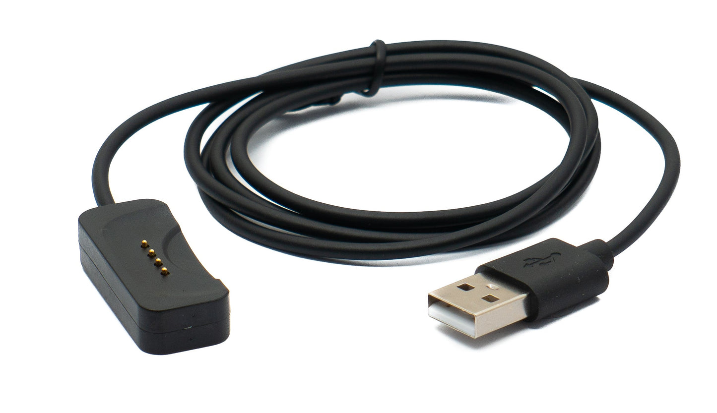 USB 2.0 cable 100 cm for Oppo Watch X Smartwatch in black