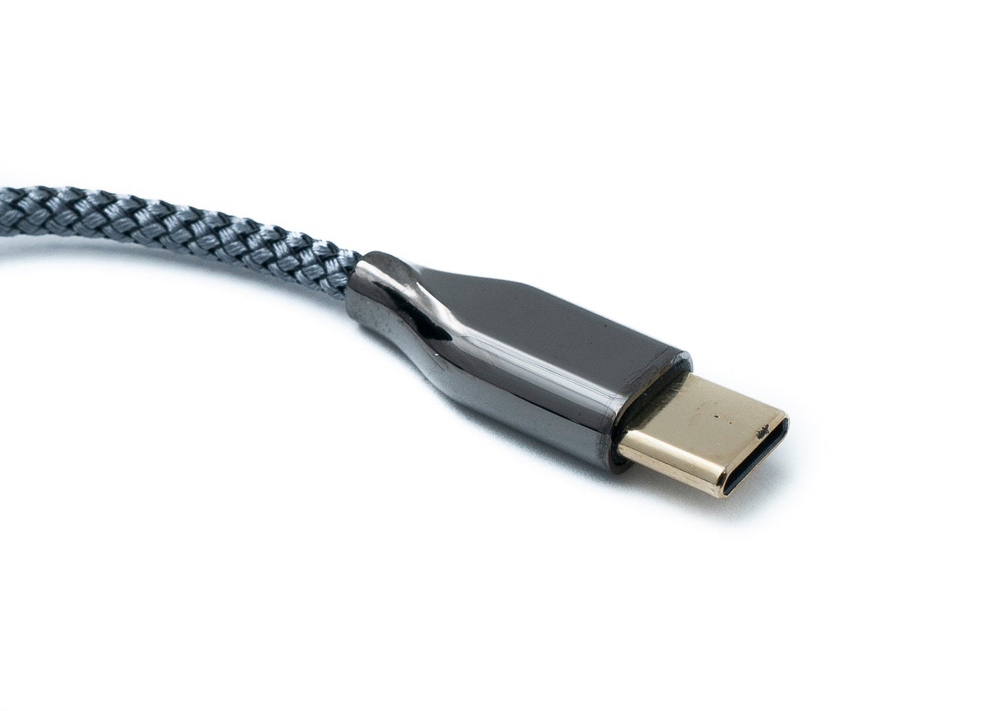 SYSTEM-S Audio Decoder Cable 10 cm USB 3.1 Type C Male to Male Braided Adapter for DAC or AMP