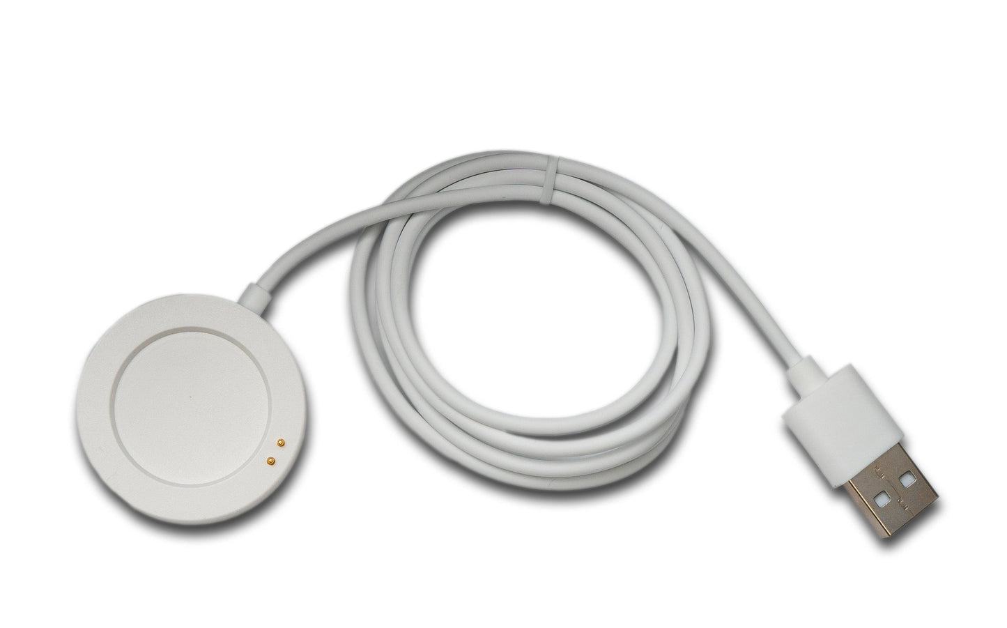 SYSTEM-S USB 2.0 Kabel 100 cm Ladestation für XiaoMi Watch S3 Smartwatch in Weiß