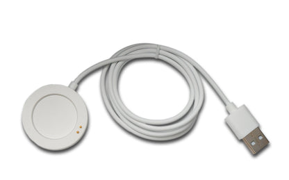 SYSTEM-S USB 2.0 Kabel 100 cm Ladestation für XiaoMi Watch S3 Smartwatch in Weiß