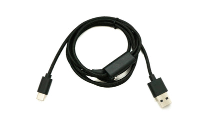 SYSTEM-S USB 2.0 Kabel 120 cm Y Ladekabel für Garmin Bounce Smartwatch Smartphone in Schwarz