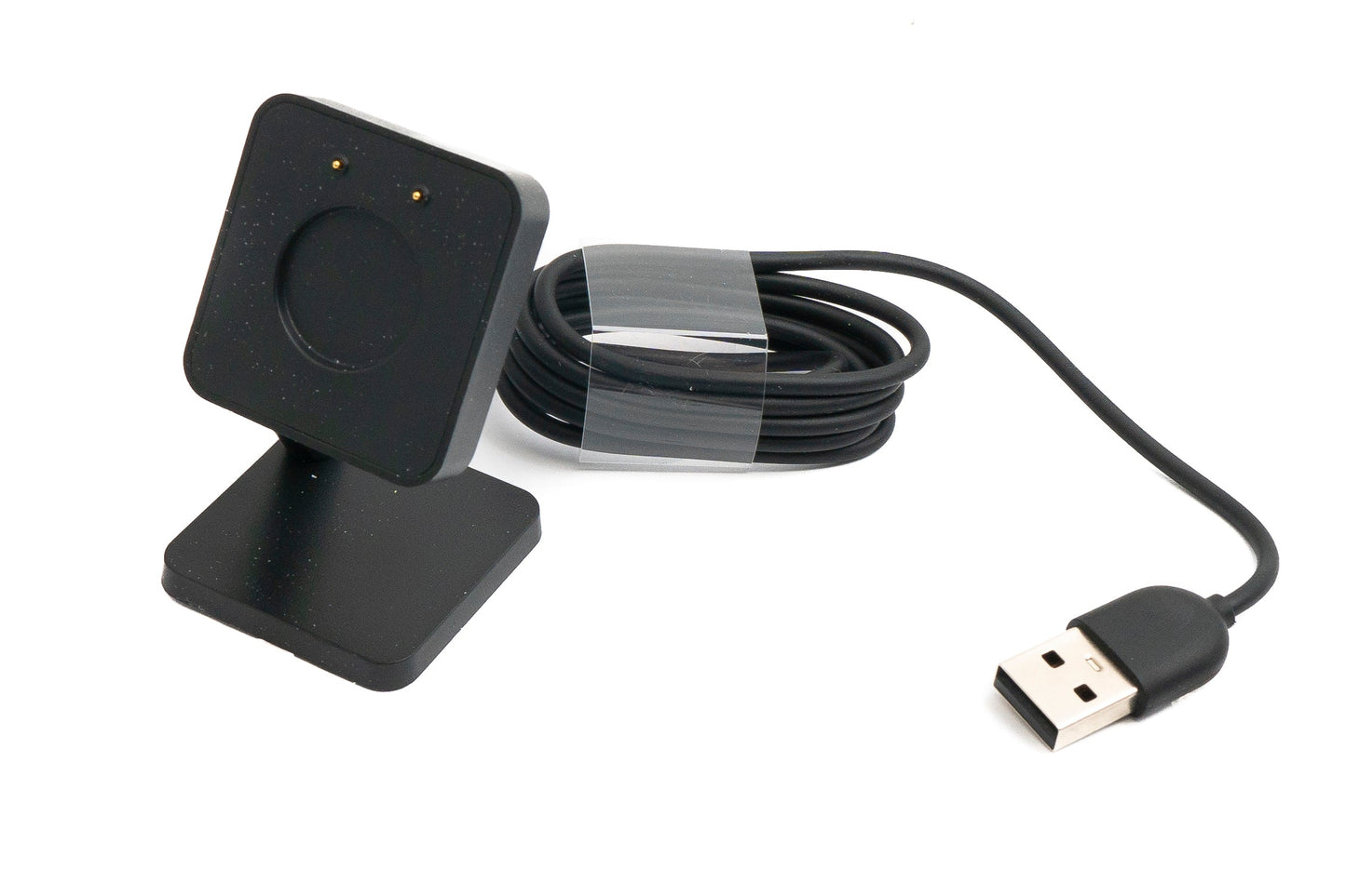 SYSTEM-S USB 2.0 Kabel 100 cm Ladestation für Honor Band 9 Smartwatch in Schwarz