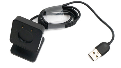 SYSTEM-S USB 2.0 Kabel 100 cm Ladestation für Honor Band 9 Smartwatch in Schwarz