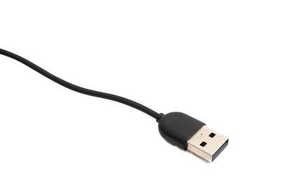 SYSTEM-S USB 2.0 Kabel 100 cm Ladestation für Honor Band 9 Smartwatch in Schwarz