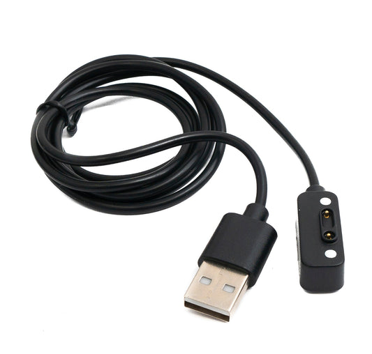 SYSTEM-S USB 2.0 cable 100 cm charging cable for Xplora X6 Play Smartwatch in black