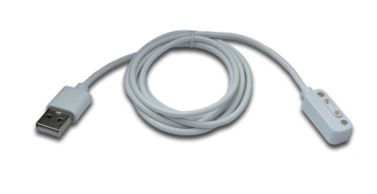 SYSTEM-S USB 2.0 Kabel 100 cm Ladekabel für Xplora X6 Play Smartwatch in Weiß