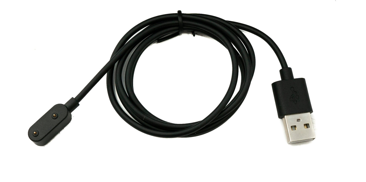 SYSTEM-S USB 2.0 Kabel 100 cm Ladekabel für HONOR Band 9 Smartwatch in Schwarz