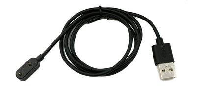 SYSTEM-S USB 2.0 Kabel 100 cm Ladekabel für HONOR Band 9 Smartwatch in Schwarz