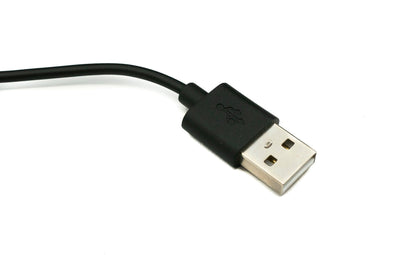 SYSTEM-S USB 2.0 Kabel 100 cm Ladekabel für HONOR Band 9 Smartwatch in Schwarz