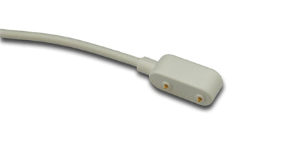 SYSTEM-S USB 2.0 Kabel 100 cm Ladekabel für HONOR Band 9 Smartwatch in Weiß