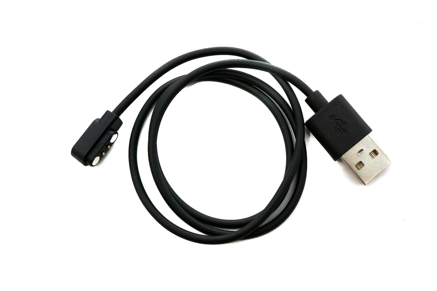SYSTEM-S USB 2.0 Kabel 50 cm Ladekabel für Haylou Watch S8 Smartwatch in Schwarz