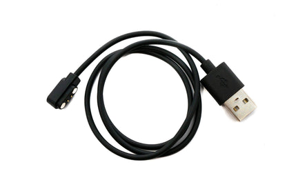 SYSTEM-S USB 2.0 Kabel 50 cm Ladekabel für Haylou Watch S8 Smartwatch in Schwarz