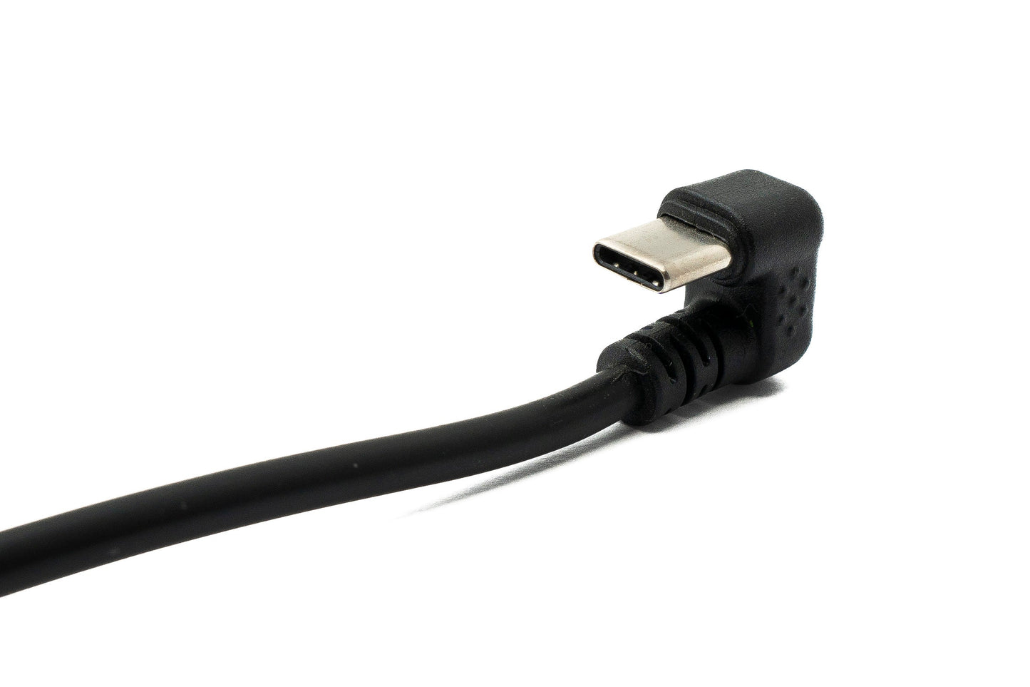 SYSTEM-S USB 3.1 Kabel 30 cm Typ C Stecker zu 2.0 Mini B Buchse 180° U Turn Winkel Adapter