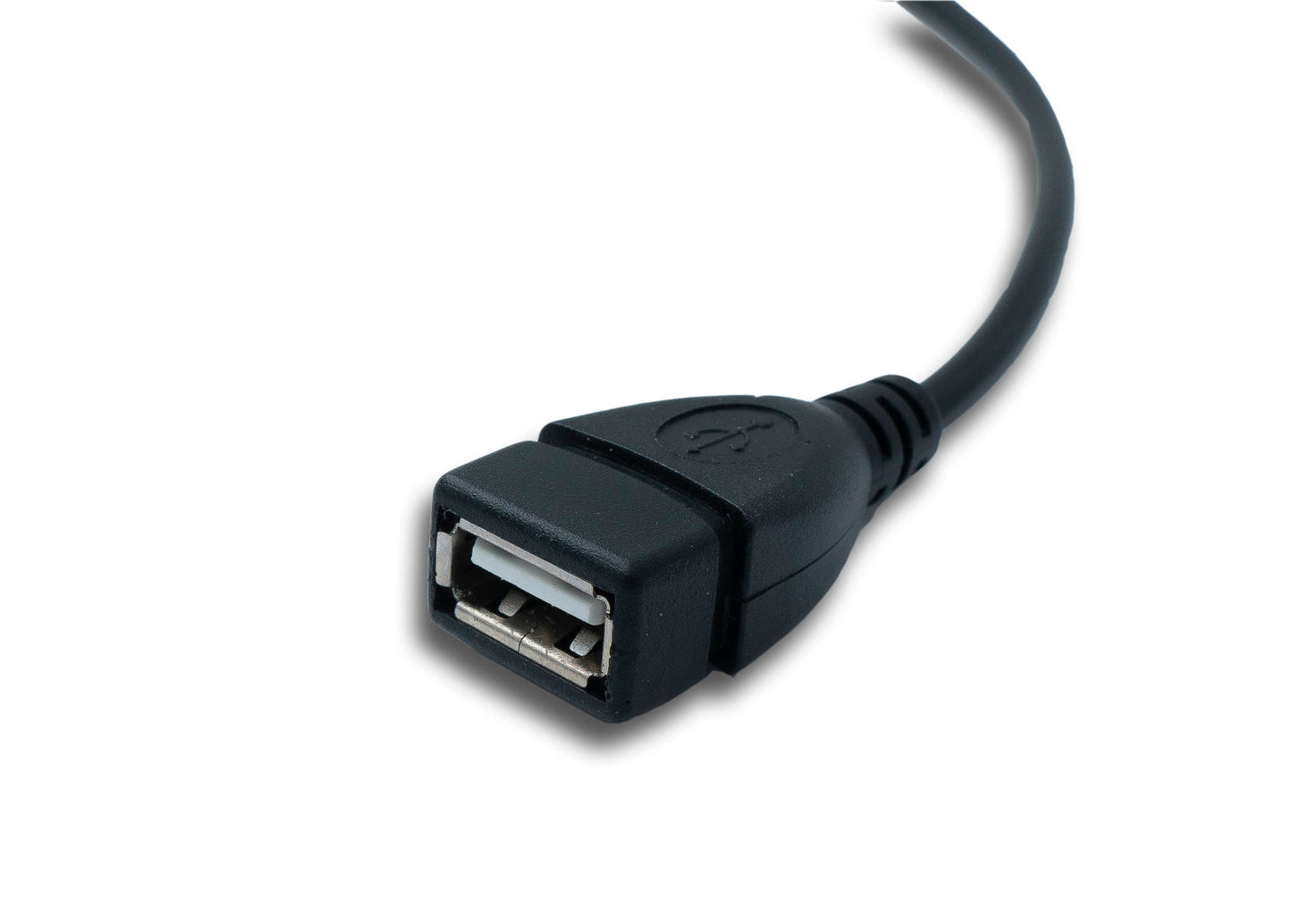SYSTEM-S USB 3.1 Kabel 30 cm Typ C Stecker zu 2.0 A Buchse 180° U Turn Winkel Adapter