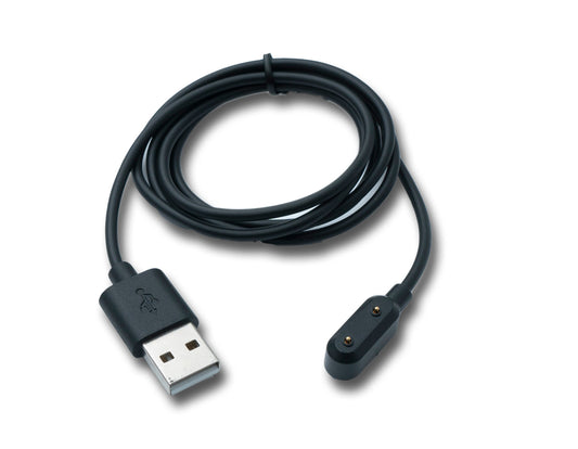 SYSTEM-S USB 2.0 Cable 100 cm Charging Cable for VIVO Watch GT IQOO Watch GT Smartwatch Black