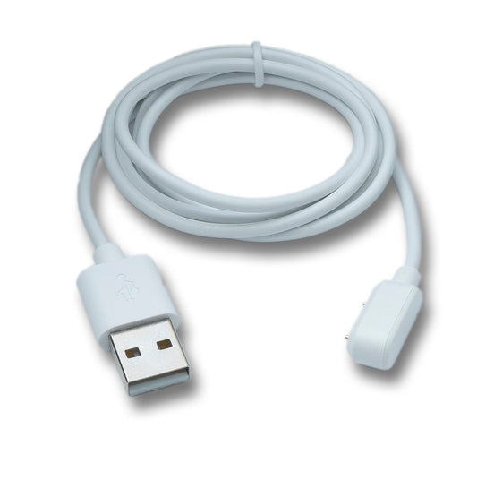 SYSTEM-S USB 2.0 Cable 100 cm Charging Cable for VIVO Watch GT IQOO Watch GT Smartwatch White