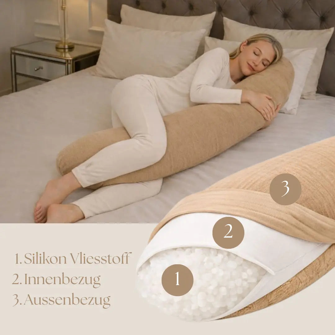 Stillkissen Musselin XXL | Teddybär