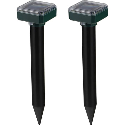 2x Maulwurfschreck Wühlmausabwehr Solar 600m²