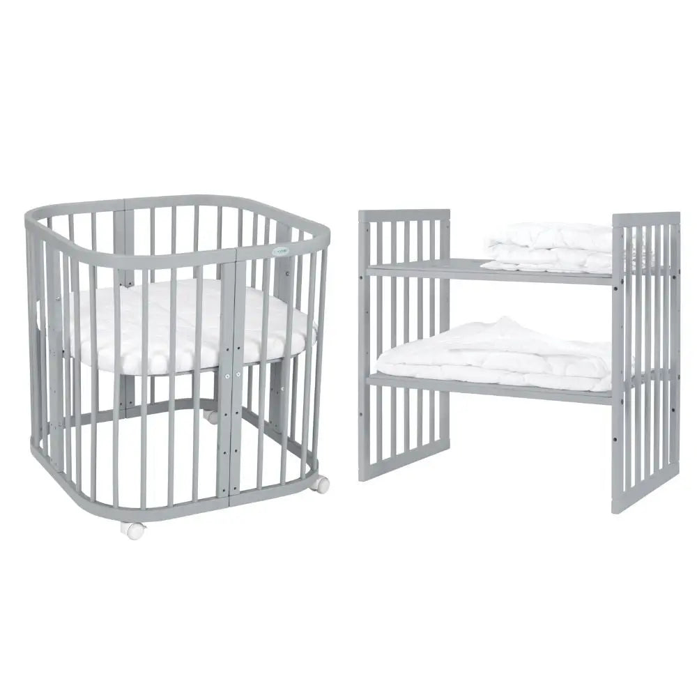 Babybett 7-in-1  Quadratische Form | B-Ware