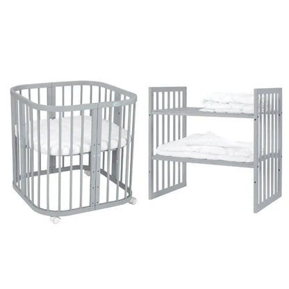 Babybett 7-in-1  Quadratische Form | B-Ware