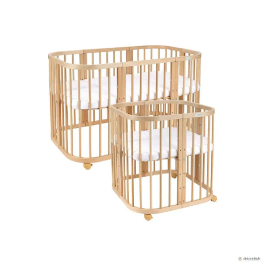 7-in-1 Baby Bed – A bed for many years - grows with your child | Square shape