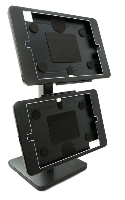 B-Ware SYSTEM-S Tischständer Dual 360° drehbar 180° neigbar Halterung abschließbar für iPad 10.2" 9 8 7 (Rückläufer)