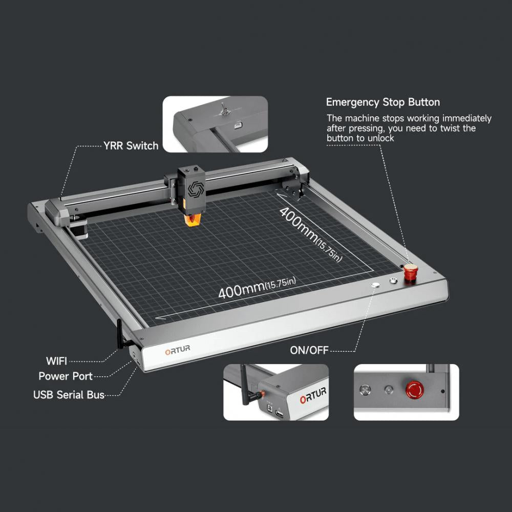 Ortur Laser Master 3 - 10W laser engraving and cutting machine