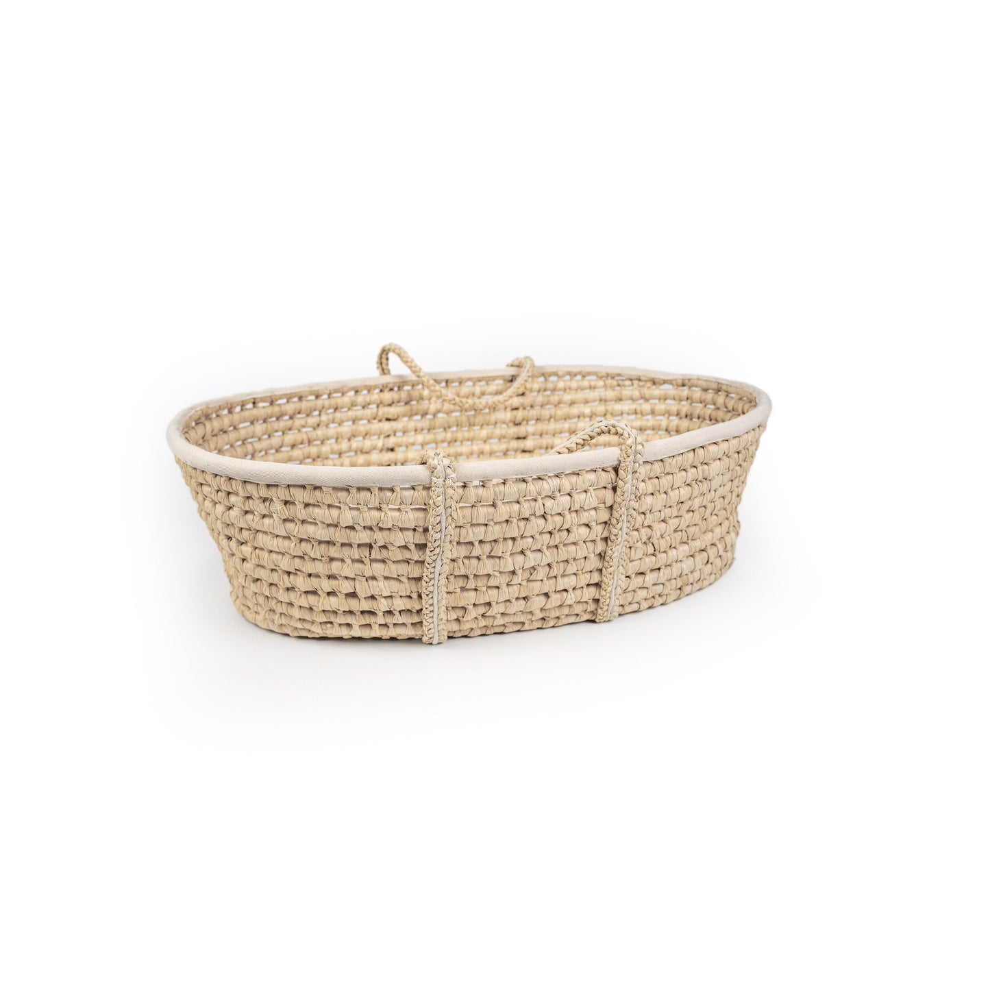 Moses basket wickerwork including mattress - comfortable sleeping environment for your baby