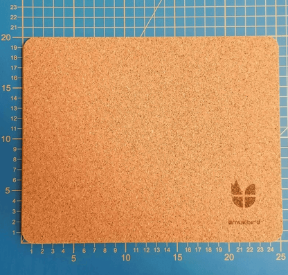 Mousepad aus Filz und Kork | 20 x 25 cm | anthrazit