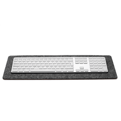 Felt and cork desk pad | 20 x 50 cm | anthracite