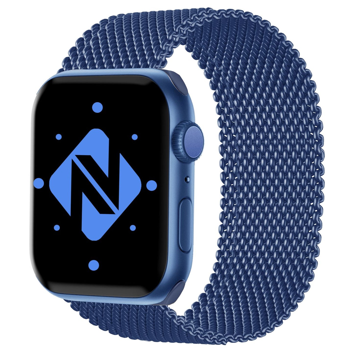 NALIA Milanaise Edelstahl Smart Watch Armband kompatibel mit Apple Watch Armband SE & Series 8/7/6/5/4/3/2/1, 38mm 40mm 41mm, iWatch-Band Magnet-Verschluss, Metall