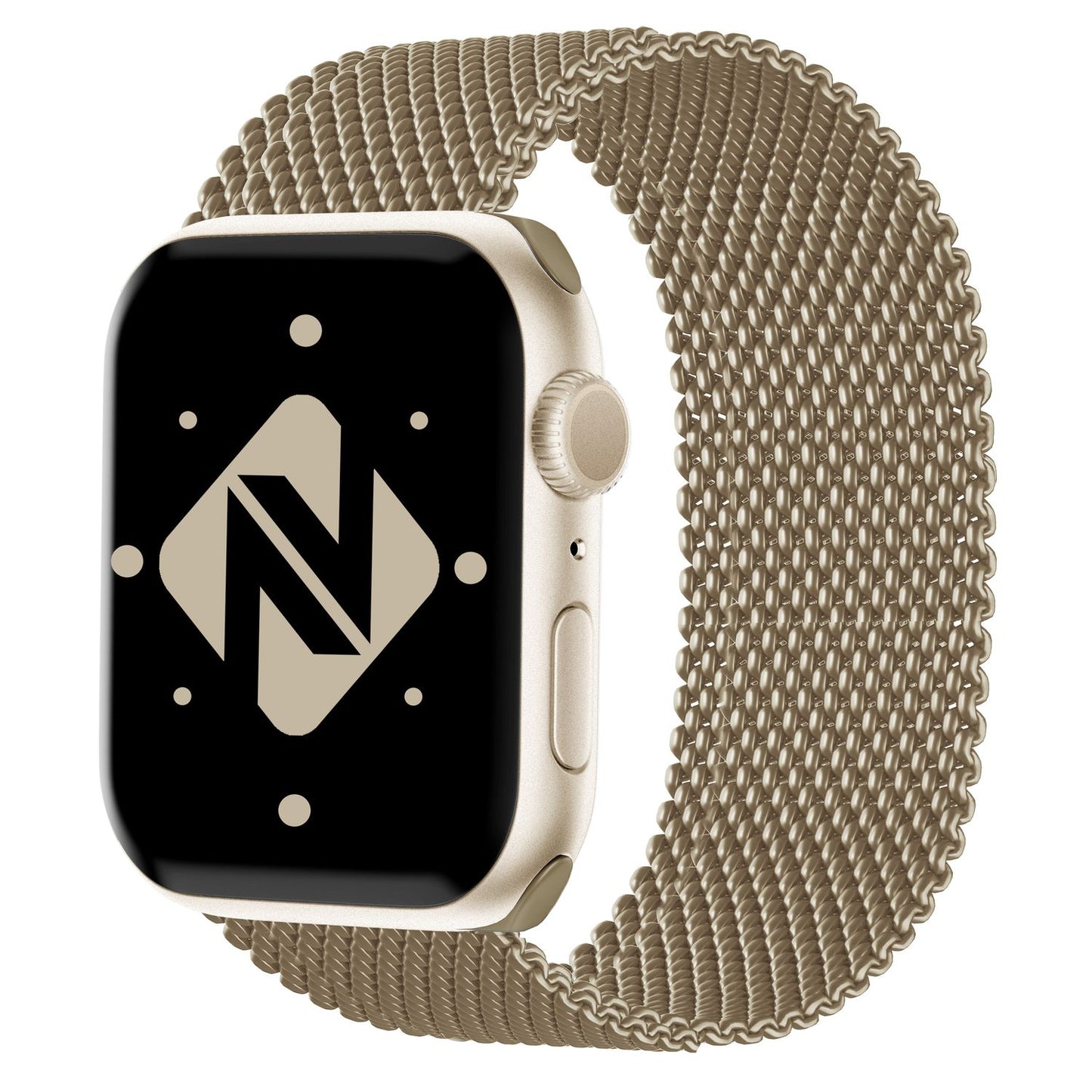 NALIA Milanaise Edelstahl Smart Watch Armband kompatibel mit Apple Watch Armband SE & Series 8/7/6/5/4/3/2/1, 38mm 40mm 41mm, iWatch-Band Magnet-Verschluss, Metall
